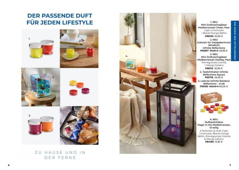 Katalog PartyLite Kerzen & Accessoires
